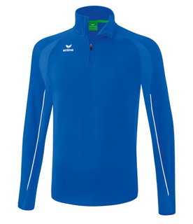 Erima Sport-Langarmshirt Liga Star Trainingstop (strapazierfähig Funktionsmaterial, Stehkragen) royalblau/weiss Herren