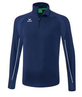 Erima Sport-Langarmshirt Liga Star Trainingstop (strapazierfähig Funktionsmaterial, Stehkragen) navyblau/weiss Herren