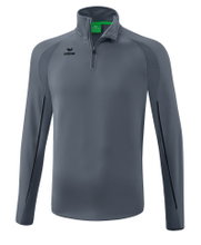 Erima Sport Long Sleeve Shirt Liga Star Training Top (durable functional material, stand-up collar) grey/black Men