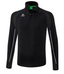 Erima Sport-Langarmshirt Liga Star Trainingstop (strapazierfähig Funktionsmaterial, Stehkragen) schwarz/weiss Jungen