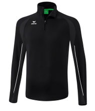 Erima Sport-Langarmshirt Liga Star Trainingstop (strapazierfähig Funktionsmaterial, Stehkragen) schwarz/weiss Jungen