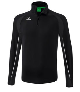 Erima Sport-Langarmshirt Liga Star Trainingstop (strapazierfähig Funktionsmaterial, Stehkragen) schwarz/weiss Jungen