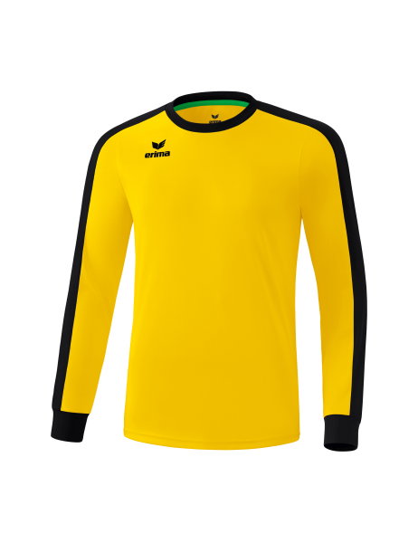 Erima Sport-Langarmshirt Trikot Retro Star (100% Polyester) gelb/schwarz Herren