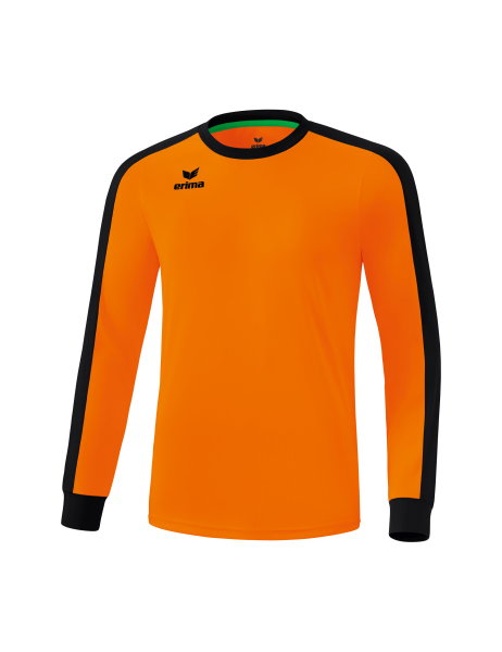 Erima Sport-Langarmshirt Trikot Retro Star (100% Polyester) orange/schwarz Herren