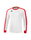 Erima Sportowa koszulka z długim rękawem Trikot Retro Star (100% poliester) biało/czerwona męska