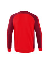 Erima Sport Long Sleeve Six Wings Sweatshirt (Cotton blend, functional) red/bordeaux Boys
