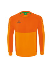 Erima Sport-Langarmshirt Six Wings Sweatshirt (Baumwollmix, funktionell) orange Jungen