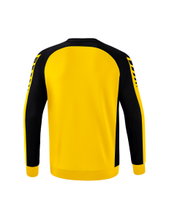 Erima Sport Long Sleeve Six Wings Sweatshirt (Cotton blend, functional) yellow/black Boys