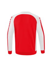 Erima Sport Long Sleeve Six Wings Sweatshirt (Cotton blend, functional) red/white Men