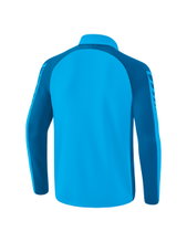 Erima Sport-Langarmshirt Six Wings Trainingstop (100% Polyester, Stehkragen, 1/2 Zip) curacaoblau Herren