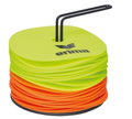 Erima Markierungsscheiben Set neongelb/orange (24 Scheiben)