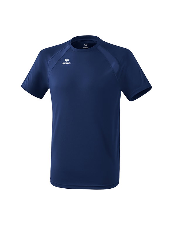 Erima Sport-Tshirt Basic Performance (100% Polyester, Mesh-Einsätze) navyblau Herren
