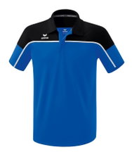 Erima Sport-Polo Change (100% recycled Polyester, quick-drying functional material) royal blue/black Men