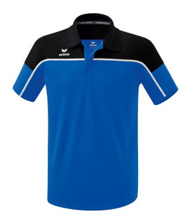 Erima Sport-Polo Change (100% recycled Polyester, quick-drying functional material) royal blue/black Men