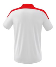 Erima Sport Polo Change (100% recycled Polyester, quick-drying functional material) white/red Men