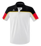Erima Sport-Polo Change (100% rec. Polyester, schnelltrocknend Funktionsmaterial) weiss/schwarz/rot Herren