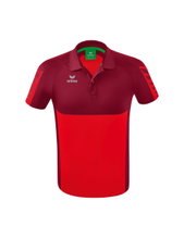 Erima Sport-Polo Six Wings (100% Polyester, quick-drying, comfortable feel) red/bordeaux Men