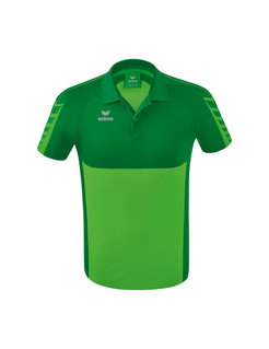 Erima Sport-Polo Six Wings (100% Polyester, schnelltrocknend, angenehmes Tragegefühl) grün/smaragd Herren