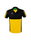 Erima Sport-Polo Six Wings (100% Polyester, schnelltrocknend, angenehmes Tragegefühl) gelb/schwarz Herren