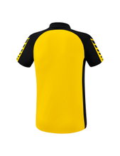 Erima Sport-Polo Six Wings (100% Polyester, quick-drying, comfortable feel) yellow/black Men