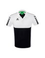 Erima Sport-Polo Six Wings (100% Polyester, schnelltrocknend, angenehmes Tragegefühl) schwarz/weiss Herren