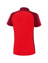 Erima Sport-Polo Six Wings (100% Polyester, tailored cut, quick-drying) red/bordeaux Women