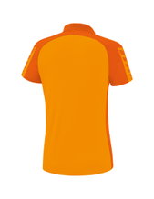 Erima Sport Polo Six Wings (100% Polyester, tailored cut, quick-drying) orange Women