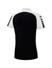 Erima Sport Polo Six Wings (100% Polyester, tailored cut, quick-drying) black/white Women