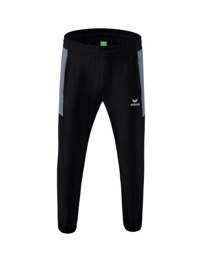 Erima Trainingshose (Präsentation) Team (100% Polyester, leicht, moderner schmaler Schnitt) lang schwarz/grau Jungen