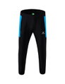 Erima Trainingshose (Präsentation) Team lang (100% Polyester, leicht, moderner schmaler Schnitt) schwarz/curacaoblau Herren