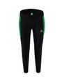 Erima Trainingshose (Präsentation) Team lang (100% Polyester, leicht, moderner schmaler Schnitt) schwarz/smaragd Damen