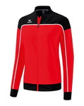 Erima Präsentationsjacke Change (100% rec. Polyester, elastisches Funktionsmaterial) rot/schwarz/weiss Damen