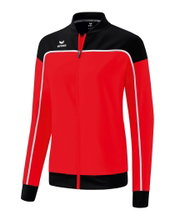 Erima Presentation Jacket Change (100% recycled Polyester, elastic functional material) red/black/white Women
