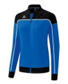 Erima Präsentationsjacke Change (100% rec. Polyester, elastisches Funktionsmaterial) royalblau/schwarz/weiss Damen