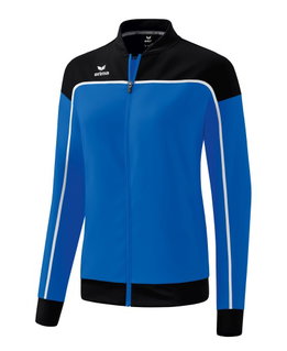 Erima Präsentationsjacke Change (100% rec. Polyester, elastisches Funktionsmaterial) royalblau/schwarz/weiss Damen