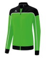Erima Präsentationsjacke Change (100% rec. Polyester, elastisches Funktionsmaterial) grün/schwarz/weiss Damen