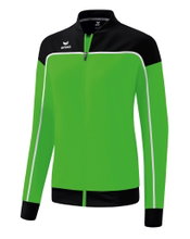 Erima Presentation Jacket Change (100% recycled Polyester, elastic functional material) green/black/white Women