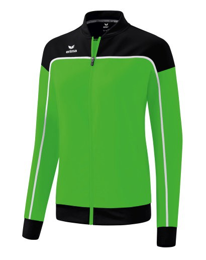 Erima Präsentationsjacke Change (100% rec. Polyester, elastisches Funktionsmaterial) grün/schwarz/weiss Damen
