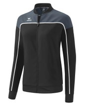 Erima Presentation Jacket Change (100% recycled Polyester, elastic functional material) black/gray/white Women