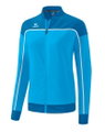 Erima Präsentationsjacke Change (100% rec. Polyester, elastisches Funktionsmaterial) curacaoblau/weiss Damen
