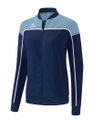 Erima Präsentationsjacke Change (100% rec. Polyester, elastisches Funktionsmaterial) navyblau/denimblau Damen