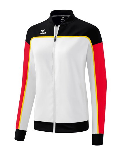 Erima Presentation Jacket Change (100% recycled Polyester, elastic functional material) white/black/red Women