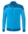 Erima Präsentationsjacke Change (100% rec. Polyester, elastisches Funktionsmaterial) curacaoblau/weiss Herren