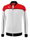 Erima Präsentationsjacke Change (100% rec. Polyester, elastisches Funktionsmaterial) weiss/rot/schwarz Herren