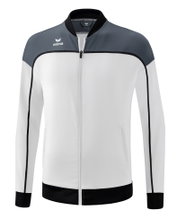 Erima Presentation Jacket Change (100% recycled Polyester, elastic functional material) white/grey/black Men