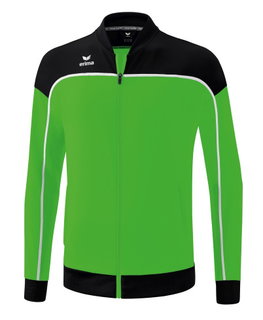 Erima Präsentationsjacke Change (100% rec. Polyester, elastisches Funktionsmaterial) grün/schwarz/weiss Jungen
