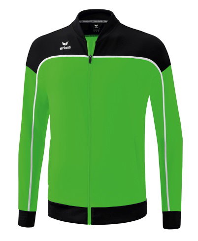 Erima Präsentationsjacke Change (100% rec. Polyester, elastisches Funktionsmaterial) grün/schwarz/weiss Jungen