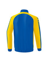 Erima Präsentationsjacke Six Wings (100% Polyester, Stehkragen, ohne Innenfutter) navyblau/gelb Herren