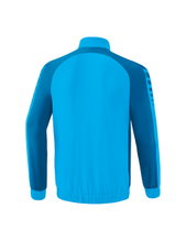 Erima Presentation Jacket Six Wings (100% Polyester, Stand-up Collar, without Lining) Curacao Blue Men