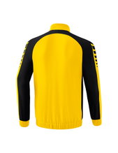 Erima Präsentationsjacke Six Wings (100% Polyester, Stehkragen, ohne Innenfutter) gelb/schwarz Herren